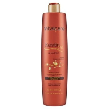 Vitalcare Sampon Ulei Keratina, Par Fragil si Subtiat, 500 ml Bax 6 buc.