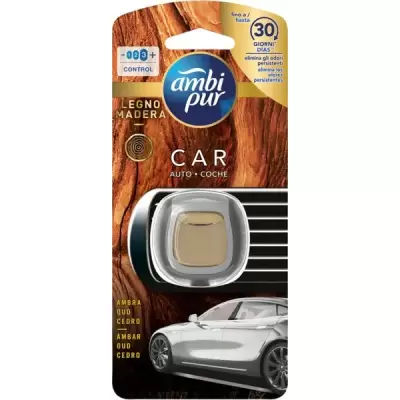  Ambipur, Odorizant Auto de Unica Folosinta, Madera 125 ml Bax 6 buc.