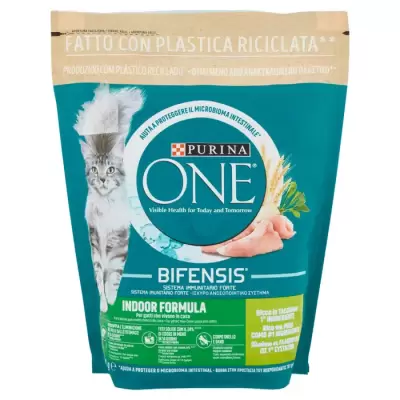 Purina One Indoor Formula Bogata de Curcan 800 g Bax 8 buc.