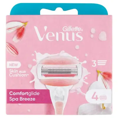 Venus Comfortglide Spa Breeze pentru Aparat de Ras cu 3 Lame Set/4 Bax 10 buc.