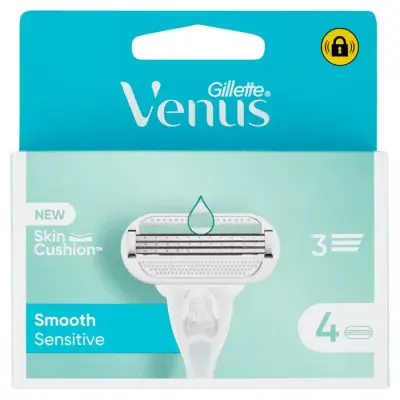 Venus Deluxe Smooth Sensitive pentru Aparat de Ras cu 5 Lame Set/4 Bax 10 buc.