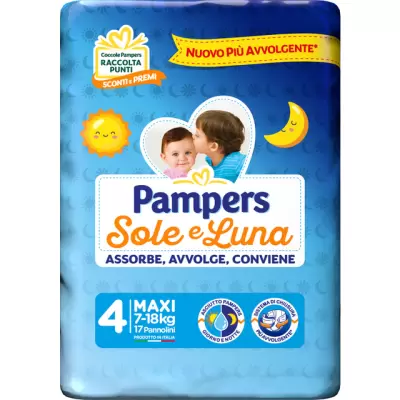 Pampers Scutece Sole e Luna Maix Set/17 Bax 8 buc.