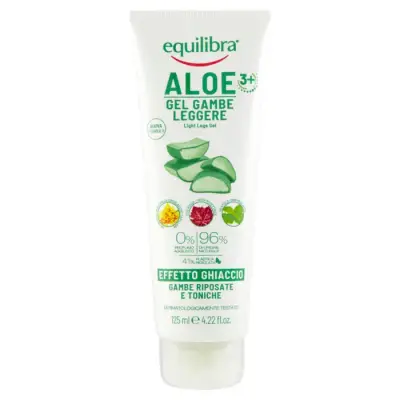 Equilibra Gel pentru Picioarele Aloe 3+ Light Legs Ice Effect 125 ml Bax 6 buc.