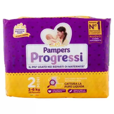 Pampers Scutece Progressi Mini 3-6 Kg Set/28 Bax 4 buc.