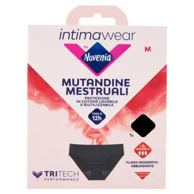 Nuvenia Intim Wear Chilot Menstrual Marimea M Bax 4 buc.