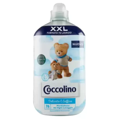 Coccolino Balsam Rufe Concentrat Delicat & Moale 76 spl 1750 ml Bax 6 buc.