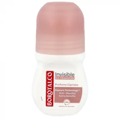 Borotalco Deo Invisibile Rosa Roll-on 50 ml Bax 6 buc.