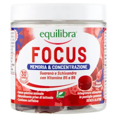 Equilibra Focus Memory & Concentration 30 Gummie Chewable 90 g