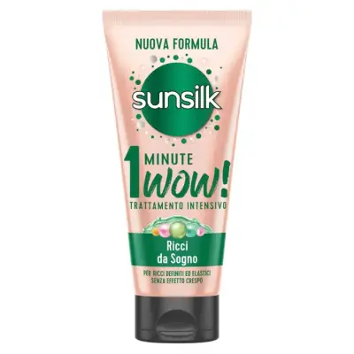 Sunsilk Masca Par 1 Minute Wow! Tratament Intensiv pentru Bucle Definite si Elastice 180 ml Bax 6 buc.