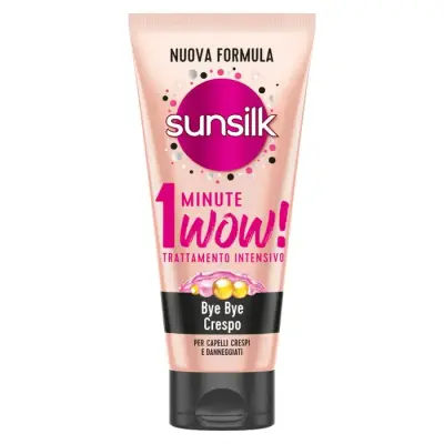 Sunsilk Masca  Par Bye Bye Crespo 1 Minute Wow! pentru Par Incretit/Deteriorat 180 ml Bax 6 buc.
