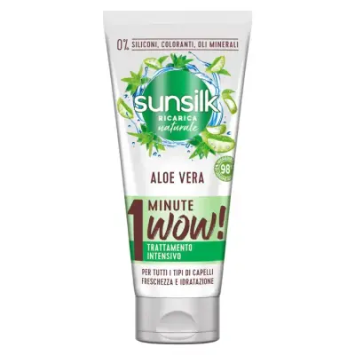 Sunsilk Masca Par Aloe Vera 1 Minute Wow! pentru Toate Tipurile de Par 180 ml Bax 6 buc.