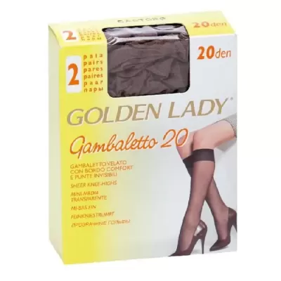 Golden Lady Ciorapi Genunchi 20 Den Castoro Bax 20 buc