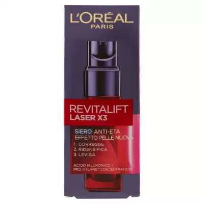 L'Oreal RevitaliftLaser X3 Ser de față anti-îmbătrânire 30 ml