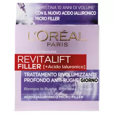 L'Oreal Revitalift Filler Crema de Fata Revolumizanta Antirid cu Acid Hialuronic 50ml