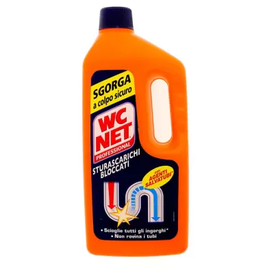 WC Net Gel Desfundare Tevi, 1 lt Bax 12 buc.