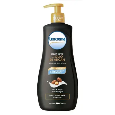 Leocrema Crema de Corp cu UIlei de Argan 500 ml Bax 6 buc.