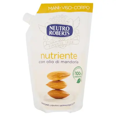 Neutro Roberts Sapun Lichid pentru Maini Ulei de Migdale Rezerva 400 ml Bax 12 buc.