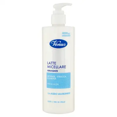 Venus Lapte Micelar Hidratant cu Acid Hialuronic 400ml