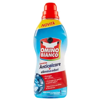 Omino Bianco Detergent Gel Anticalcar pentru Masina Vase 750 ml Bax 8 buc.