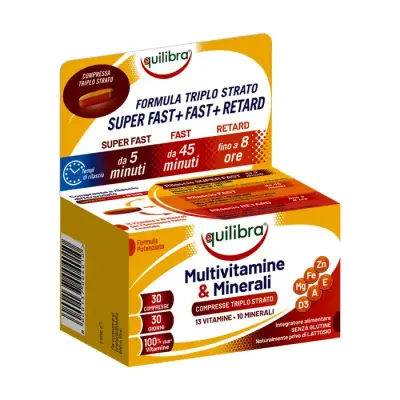 Equilibra Supliment Multivitamine si Minerale 30 tablete Bax 6 buc.