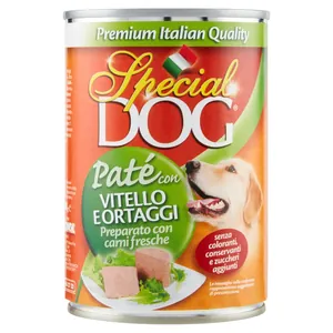 Special Dog Patè de Vitel si Legume 400 g Bax 24 buc.