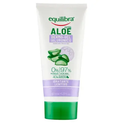 Equilibra Gel Calmant Hidratant Aloe Extra Dermo-Hialuronic 150 ml Bax 6 buc.