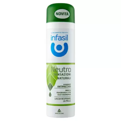 Infasil Deodorant Spray Neutral Natural Sensations Essential Oil 150 ml Bax 6 buc.