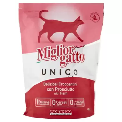 Miglior Gatto Hrana Pisici Unico Delicious de Sunca 400 g Bax 12 buc.