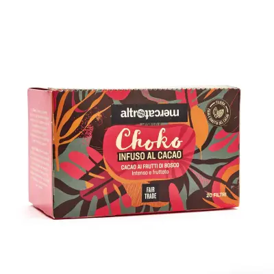 Altromercato Infuzie de Cacao cu Fructe de Padure 20 plicuri Bax 10 buc.