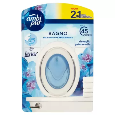 Ambi Pur Baie 2in1, Odorizant, Lenor Spring Awakening, Bax 8 buc.