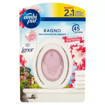 Ambi Pur Baie 2in1, Odorizant, Lenor Fioritura Portofino Bax 8 buc.