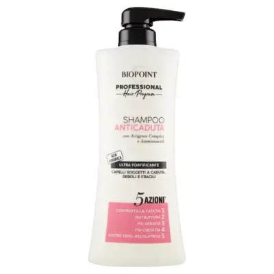 Biopoint Sampon Professional Hair Program Anti-Caderea Parului 400 ml Bax 6 buc.