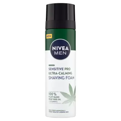 Nivea Spuma de ras Sensitive Pro ultra-calmanta 200 ml Bax 6 buc