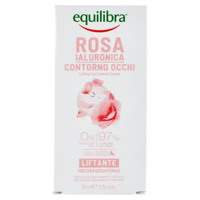 Equilibra Hyaluronic Rose Lifting Regenerator Contur Ochi 15 ml Bax 6 buc.