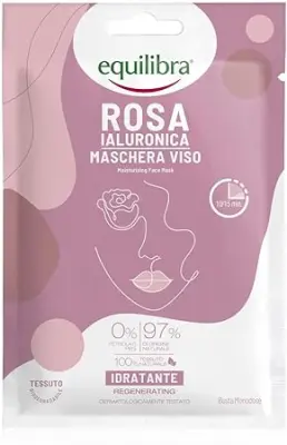 Equilibra Rosa Hyaluronica Masca de Fata Hidratanta Bax 24 buc.