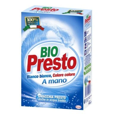 Bio Presto Detergent Rufe Praf Manual, 600 g, Bax 6 buc.