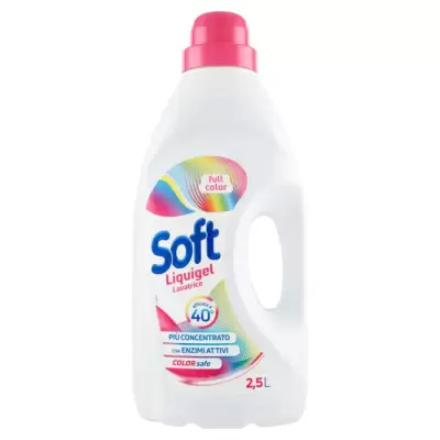 Soft Detergent Lichid Automat Color 2,5 L Bax 4 buc.