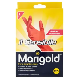 Marigold Manusi de Menaj Sensibil Marimea 7/8  Set/1 Bax 12 buc.