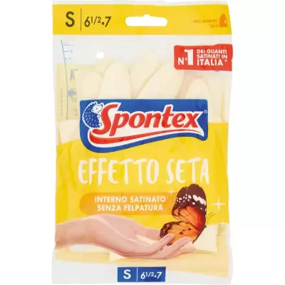 Spontex Manusi de Menaj cu Efect de Matase Marimea S Bax 12 buc.