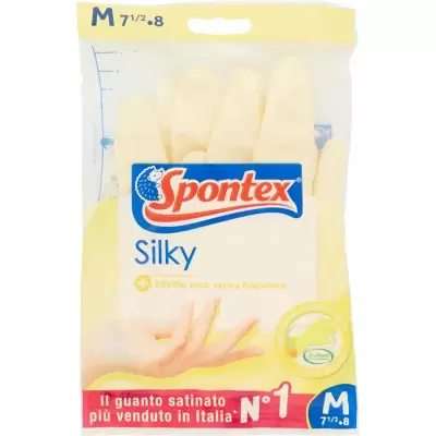 Spontex Manusi de Menaj cu Efect de Matase Mediu Bax 12 buc.