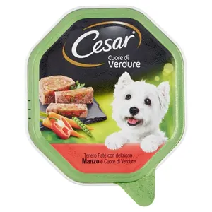Cesar Pate de Inima de Vita si Legume 150g Bax 14 buc.