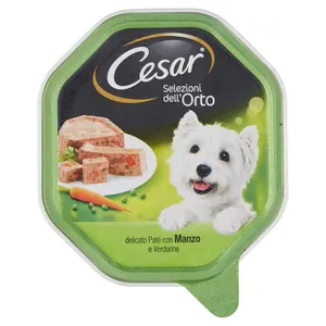 Cesar Hrana pentru Caine cu Pateu de Vita/Legume 150g Bax 14 buc.