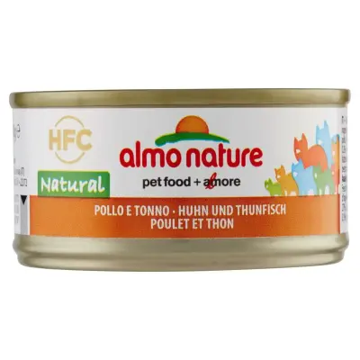 Almo Nature Hrana pentru Pisici cu Pui/Ton 70 gr Bax 24 Buc.