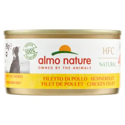Almo Nature Hrana pentru Caini HFC File Natural de Pui 95g Bax 24 buc.