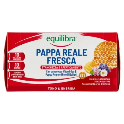 Equilibra Laptisorul de Matca Proaspat pentru Oboseala 10 flacoane 150 ml Bax 6 buc.