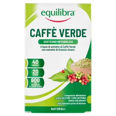 Equilibra Drenajul si Metabolismul Cafeaua Verde 40 Capsule 24.8g Bax 9 buc.