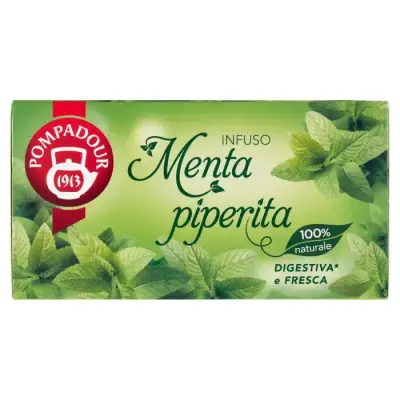 Pompadour Infuzie de Menta 20 x 2,25 g Bax 12 buc.