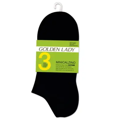 Golden Lady Mini Sosete Negru One Size X3 Bax 3 buc.