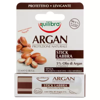 Equilibra Balsam De Buze, Argan, 5,5ML, Bax 12 buc.