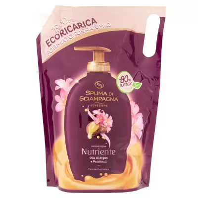 Spuma di Sciampagna Sapun Lichid cu Ulei de Argan si Patchouli 1500 ml, Bax 8 buc.